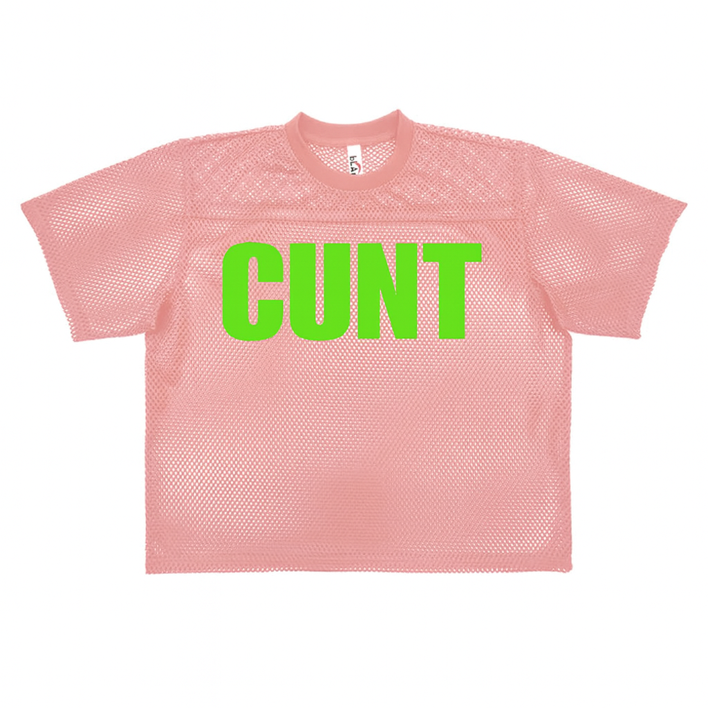 C*NT Mesh Football Tee - Queen of Melrose