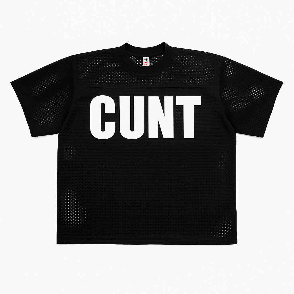 C*NT Mesh Football Tee - Queen of Melrose