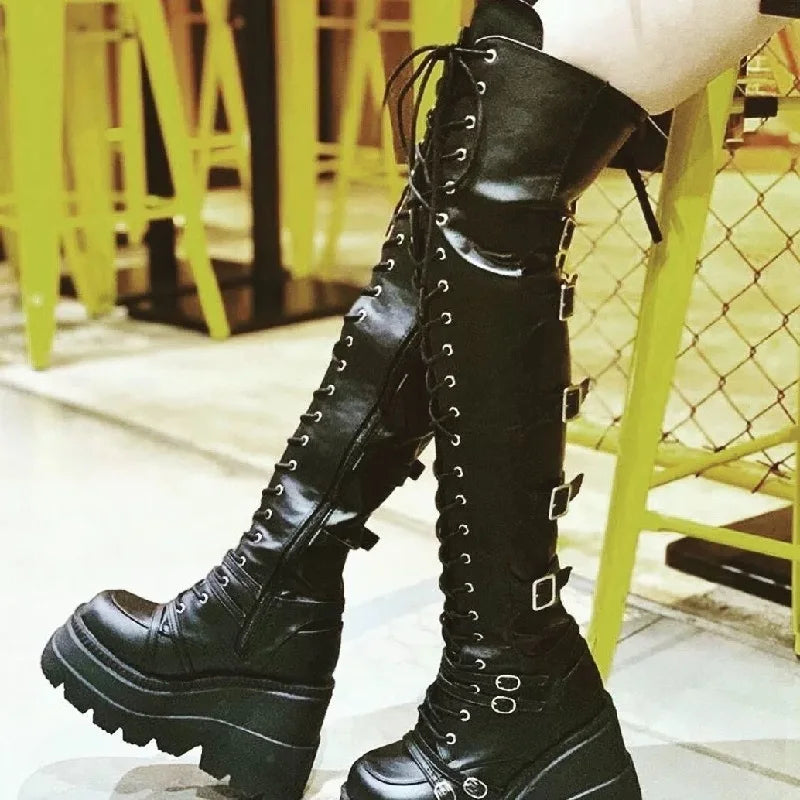 Knee High Platform store Boots