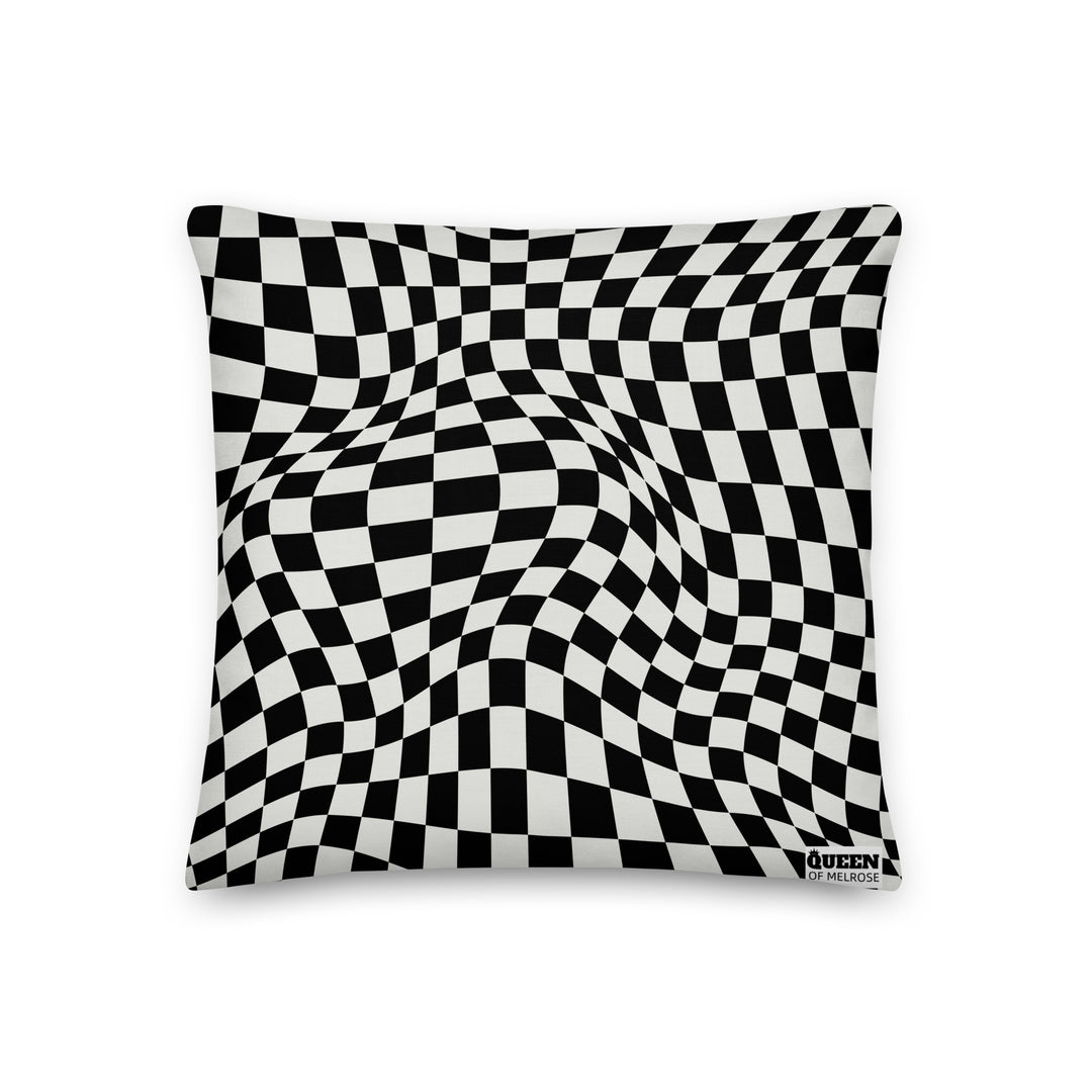 "Checker Queen" Reversible Premium Pillow - Queen of Melrose