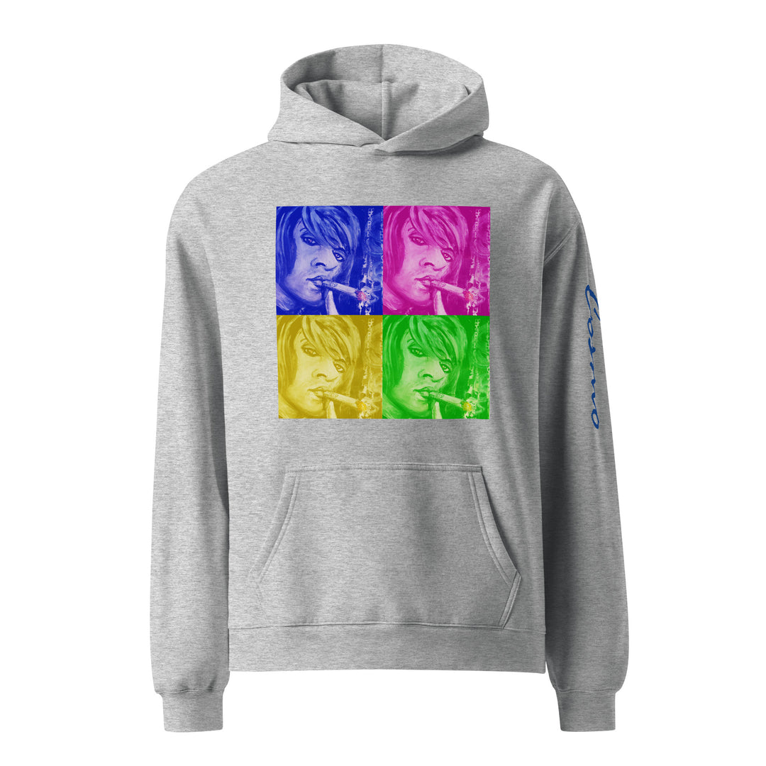 "Faces of Cosmo" Unisex oversized hoodie - Queen of Melrose