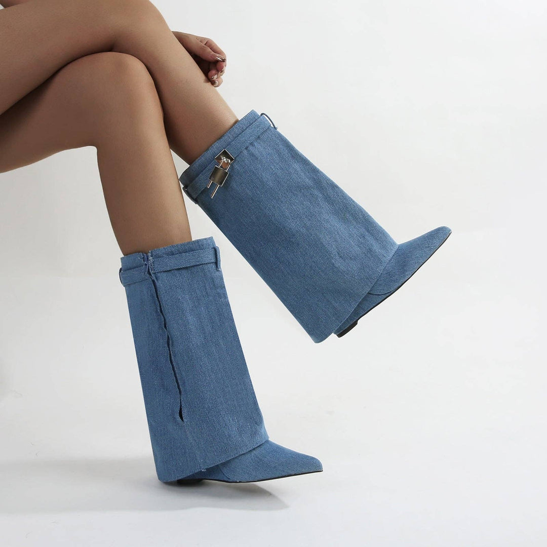 It-Girl Denim Boots