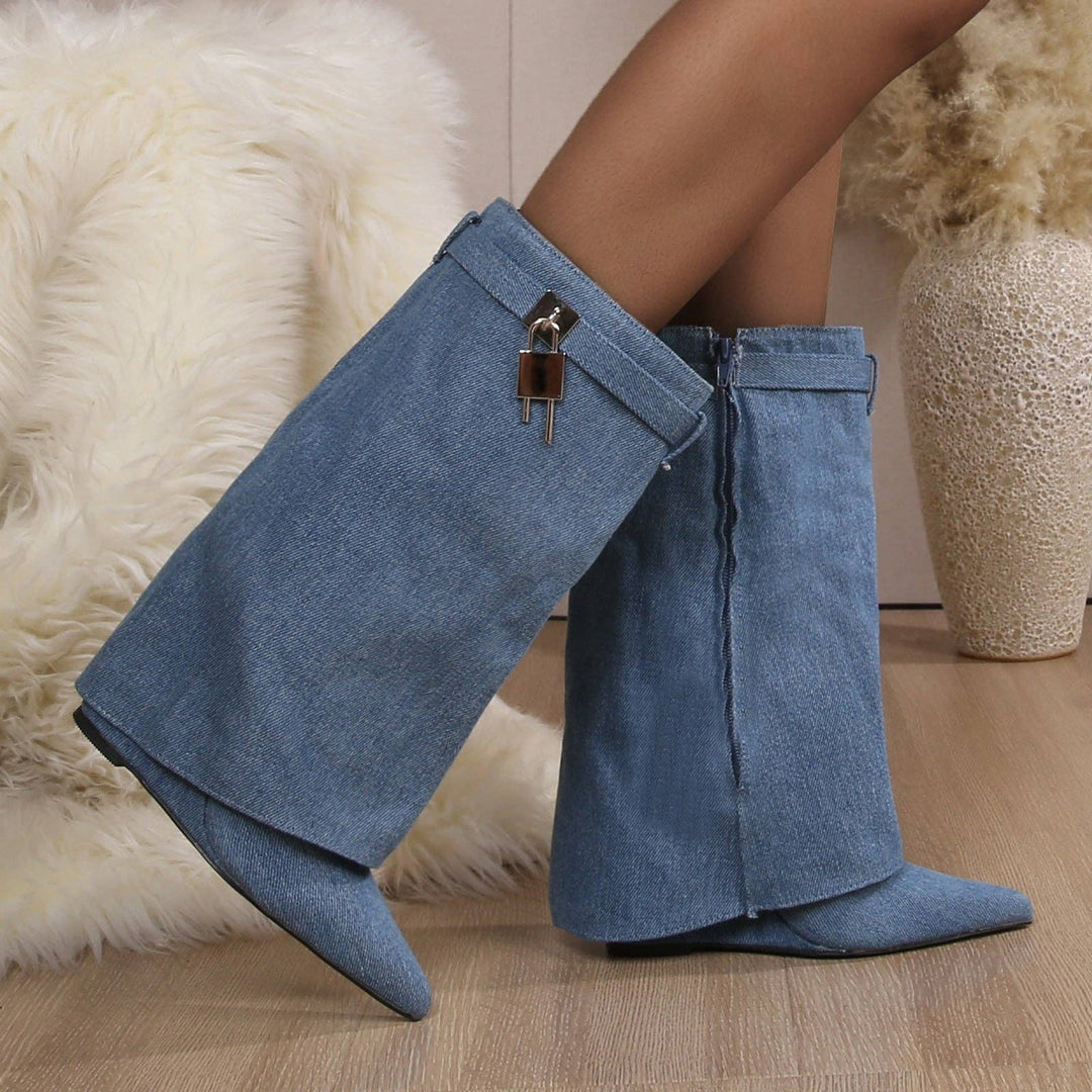 It-Girl Denim Boots