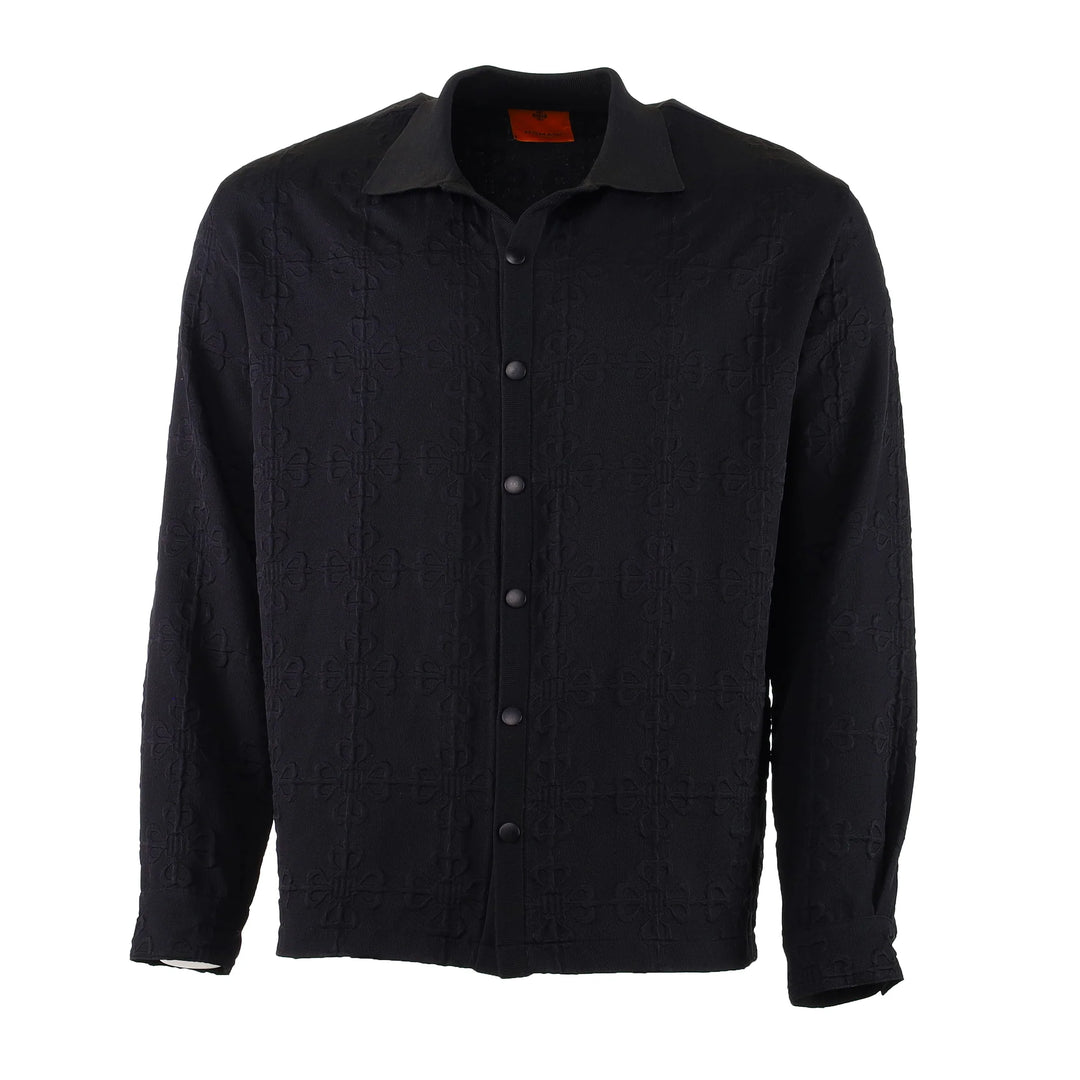 Momani Knit Shirt Black - Mens