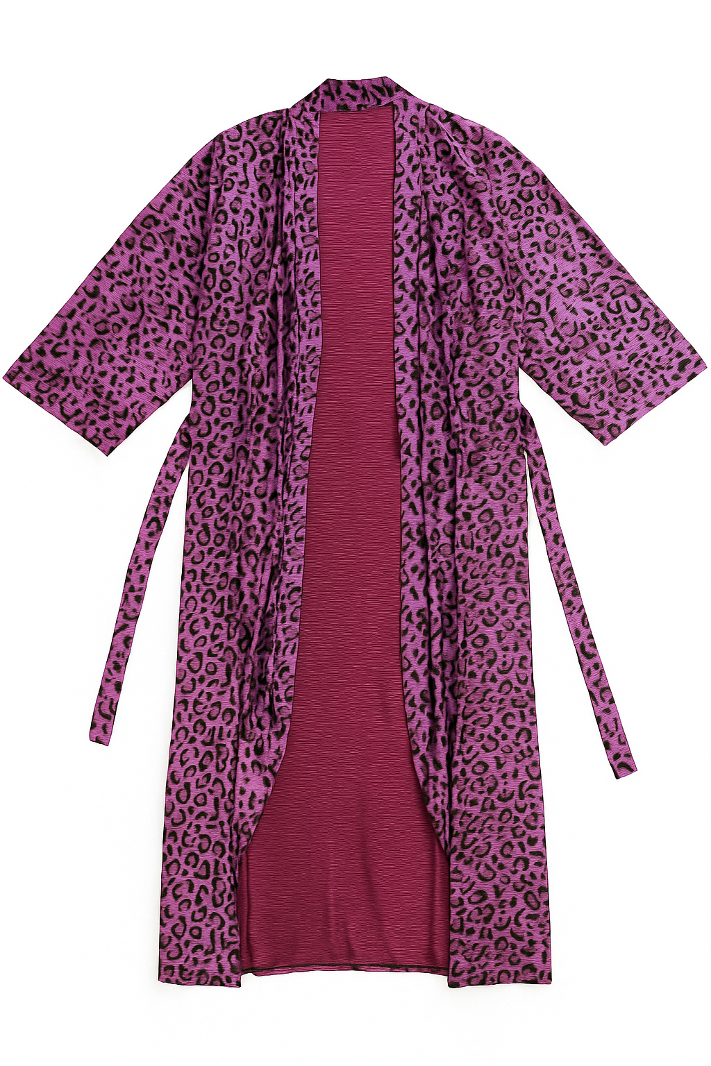 C&D Leopard Print Kimono Robe - Unisex