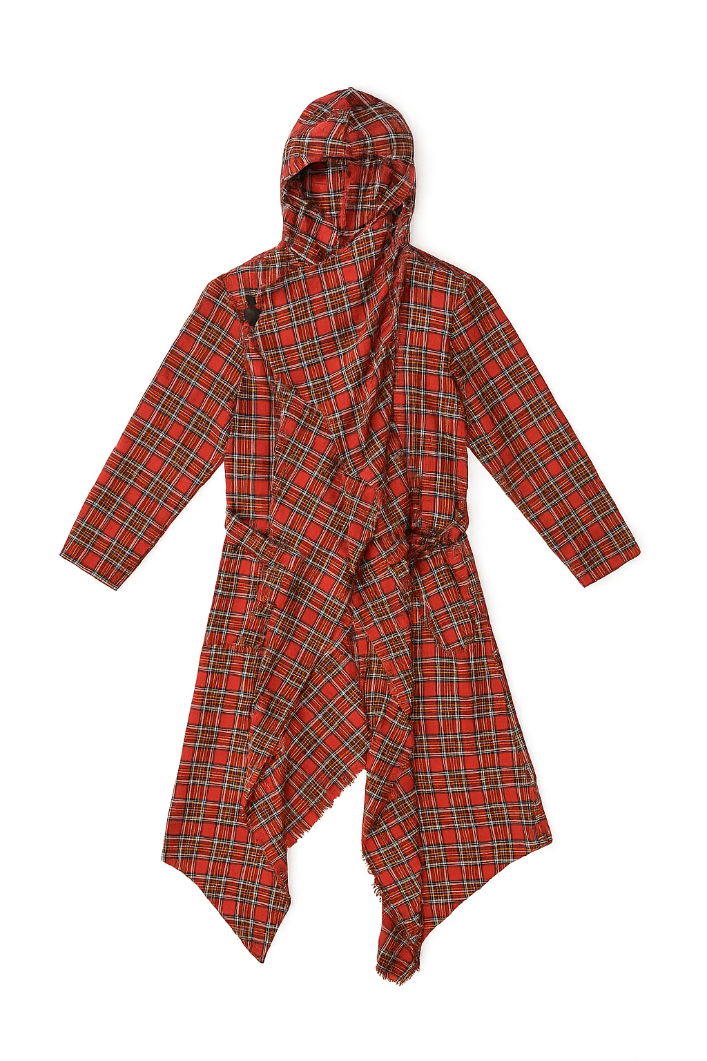 C&D CLINT OUTLAW CLOAK TARTAN PLAID - GENDER FLUID