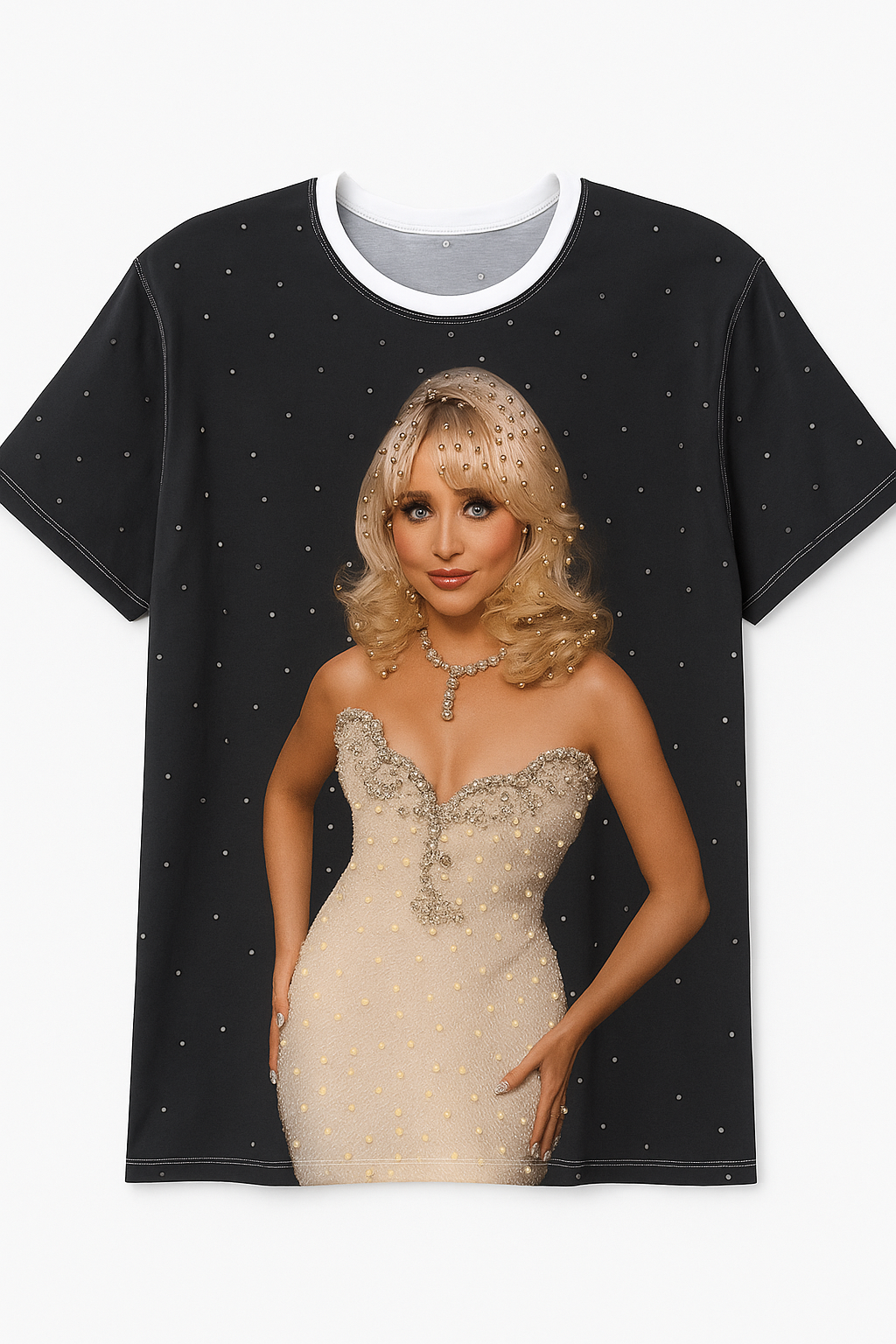 Rhinestone Celebrity Tee #6