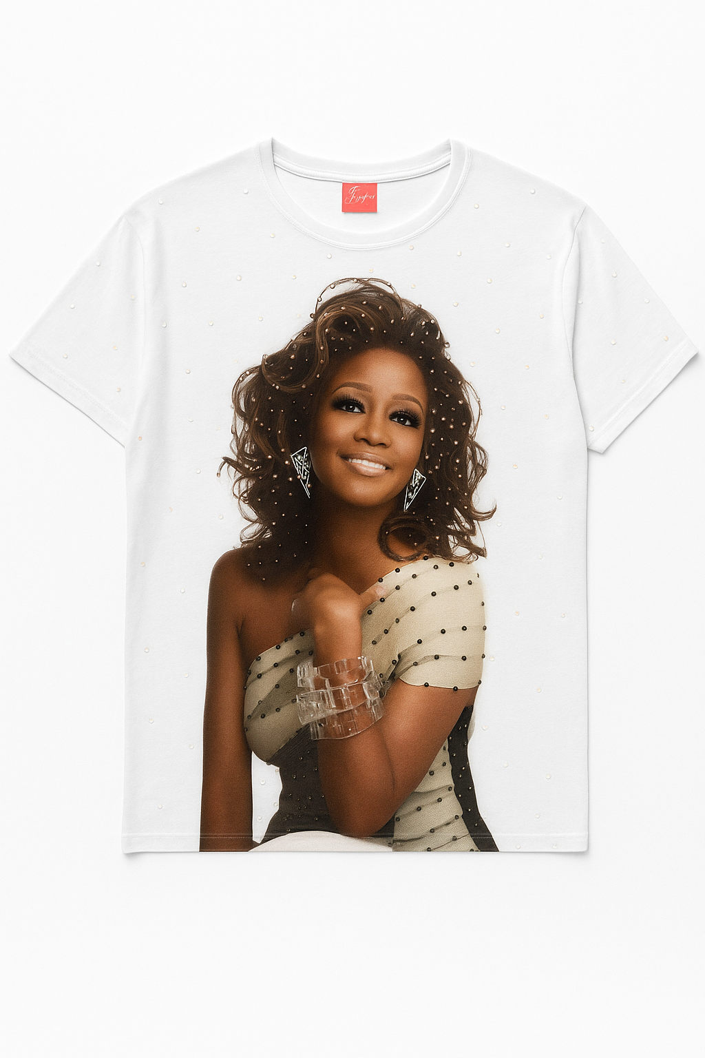 Rhinestone Celebrity Tee #8