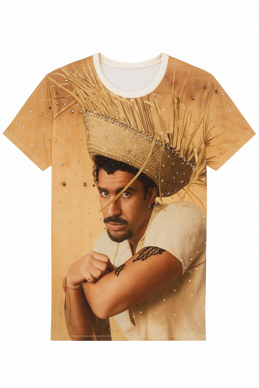 Rhinestone Celebrity Tee #7