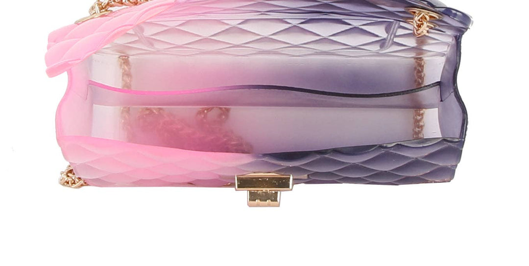 Quilted Ombré Jelly Crossbody Bag