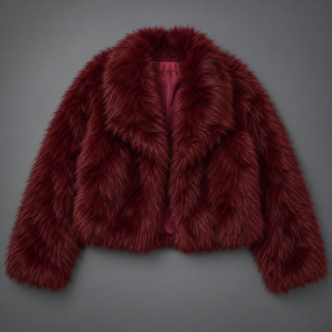 Women’s Faux Fur Cropped Jacket
