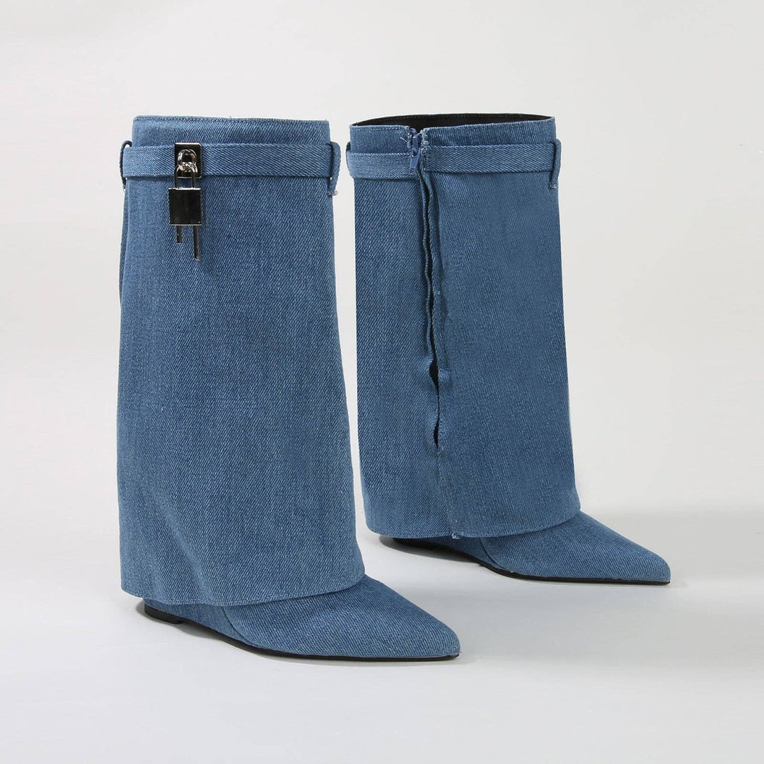 It-Girl Denim Boots