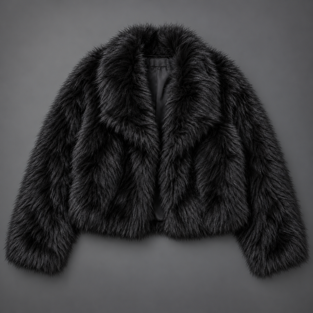 Women’s Faux Fur Cropped Jacket