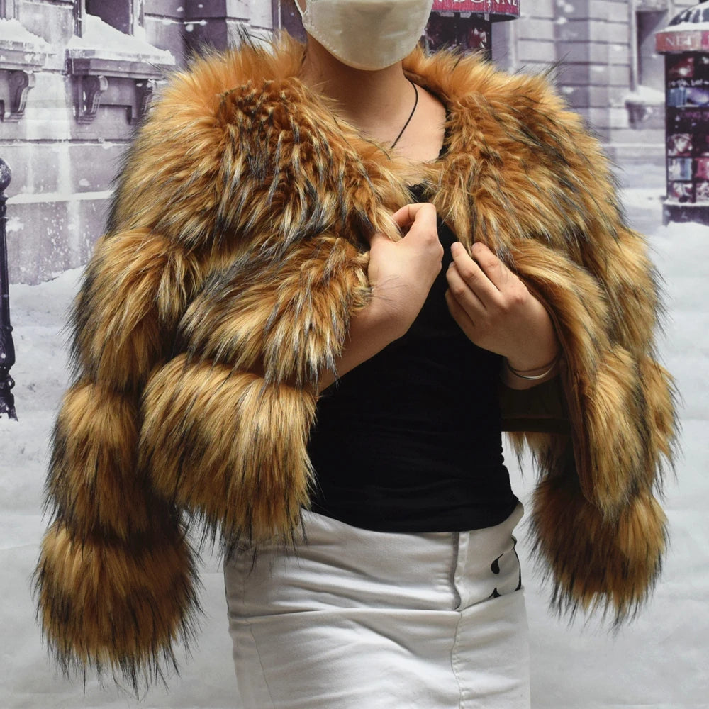 Faux Fur Women's Jacket - Stagewear