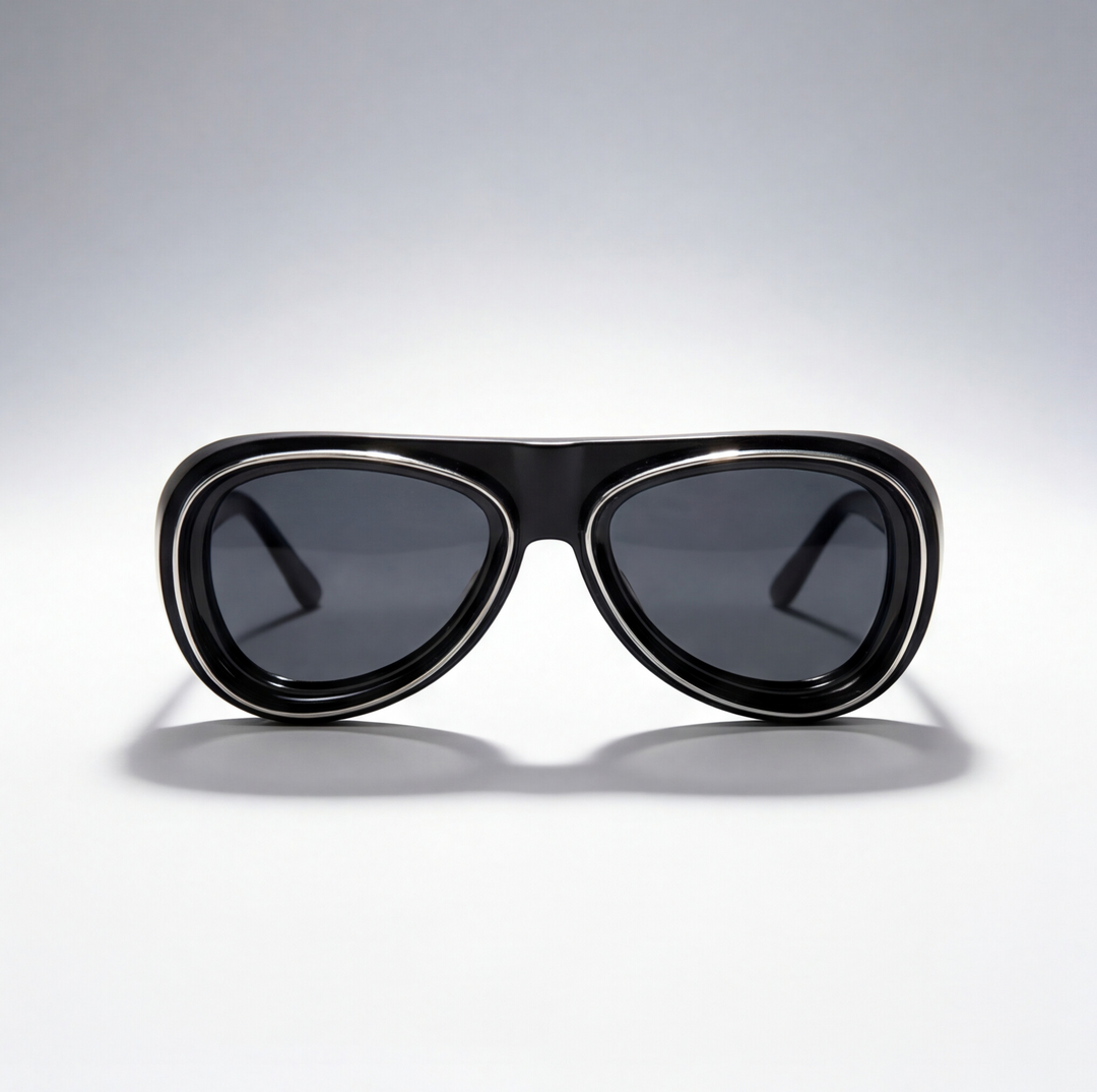 Blackout Halo Aviator Sunglasses