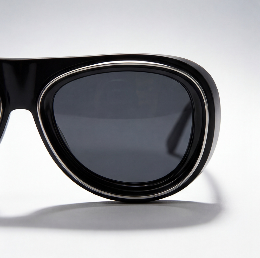 Blackout Halo Aviator Sunglasses