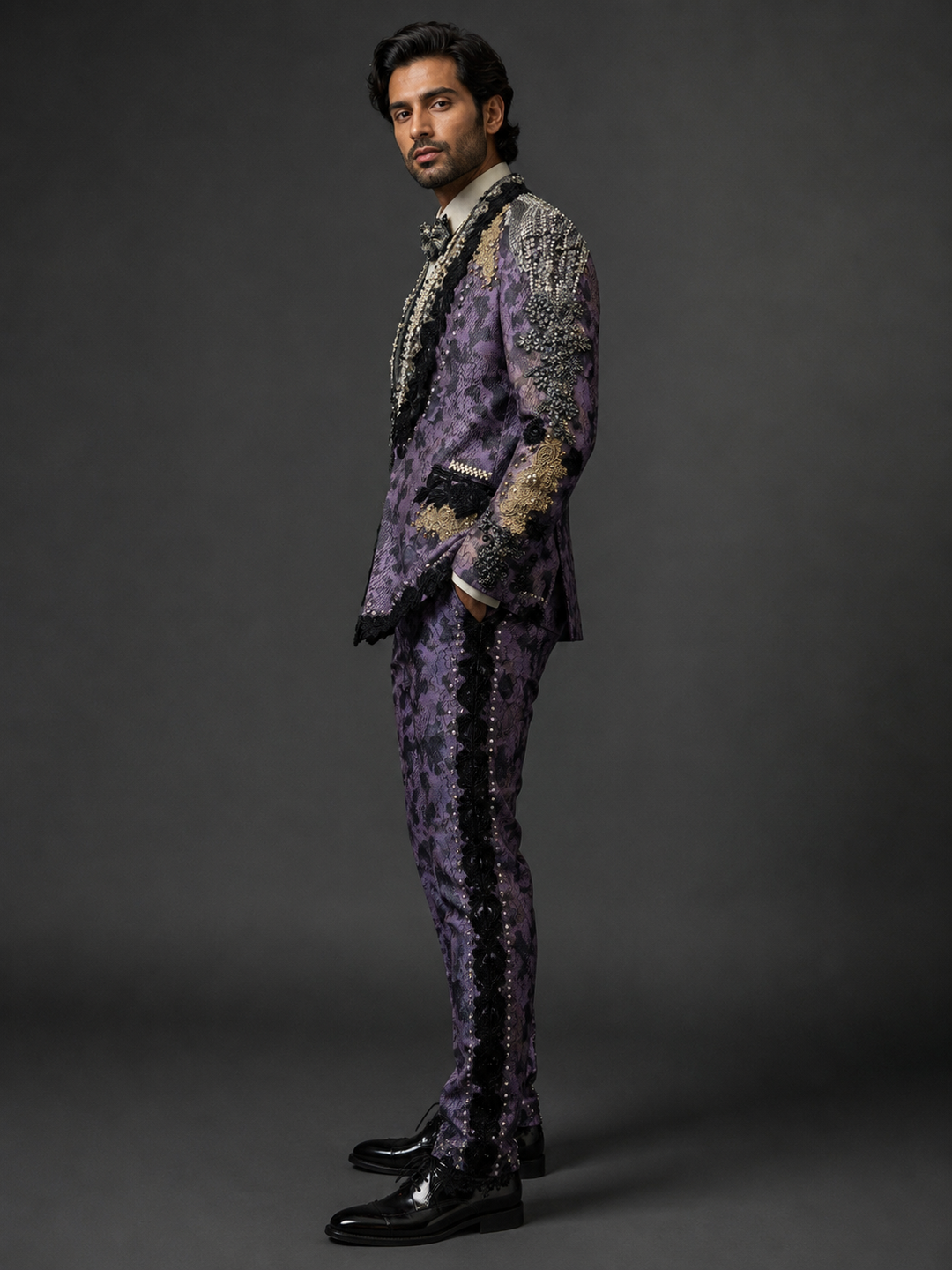 Custom Embellshed Python Suit