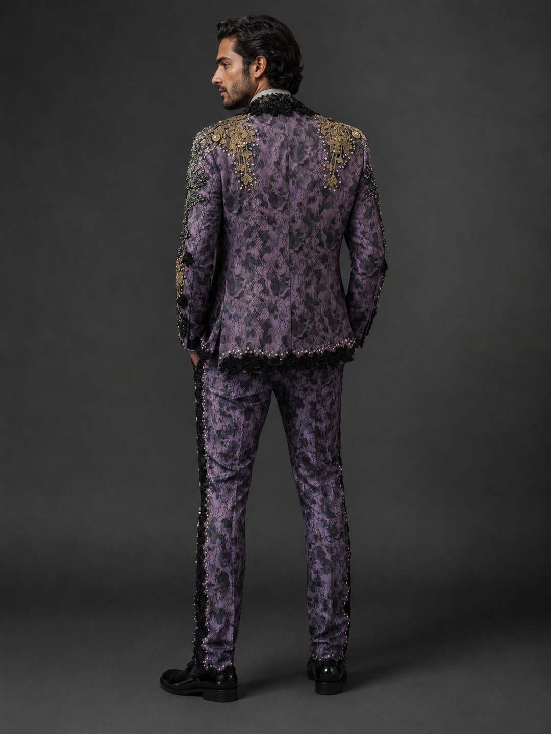 Custom Embellshed Python Suit