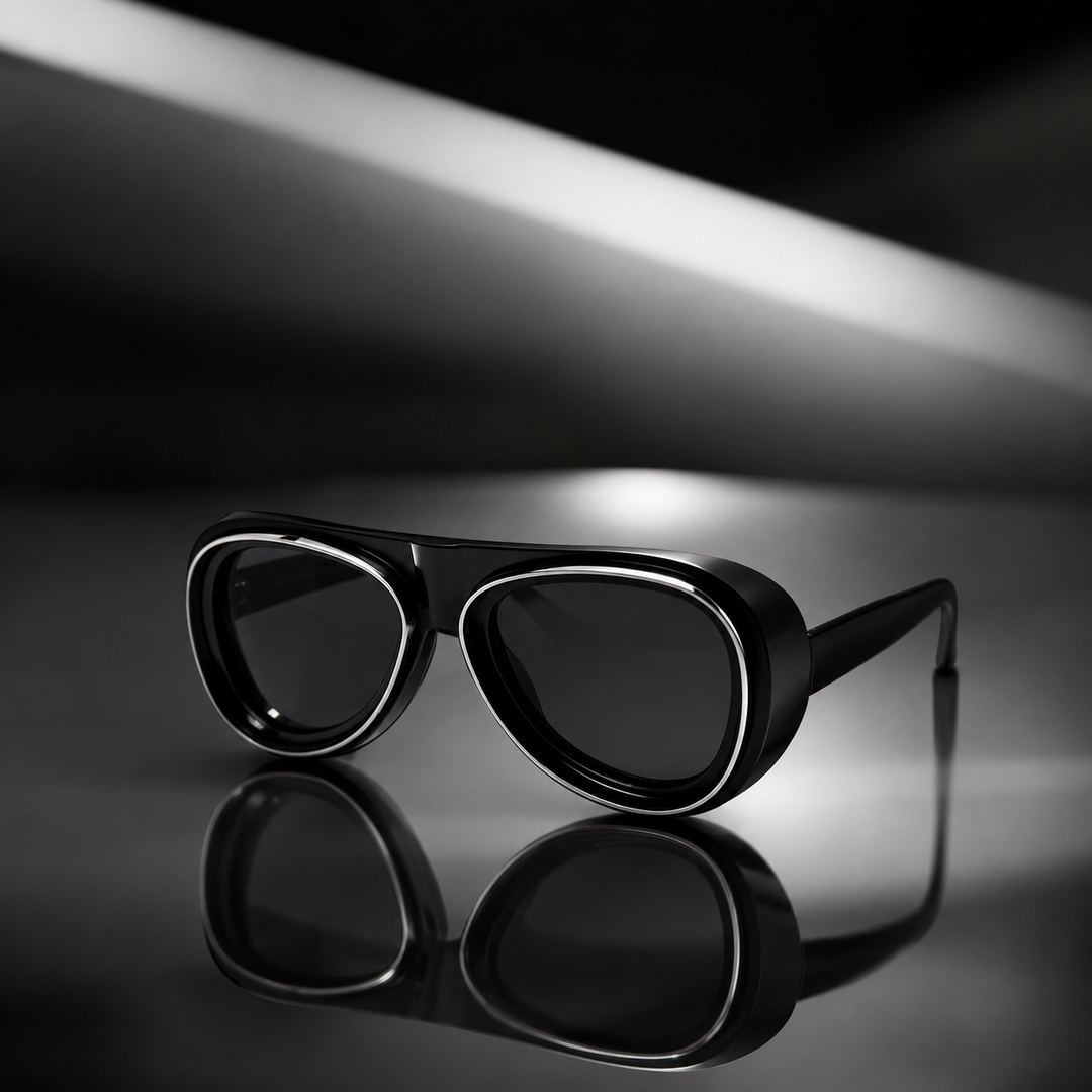Blackout Halo Aviator Sunglasses