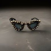 CUSTOM CRYSTALIZED ONE OF A KIND GLASSES - "CHAINED"