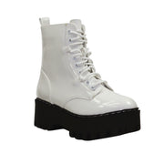 Staging 19 Combat Boot White - Shoe Whore