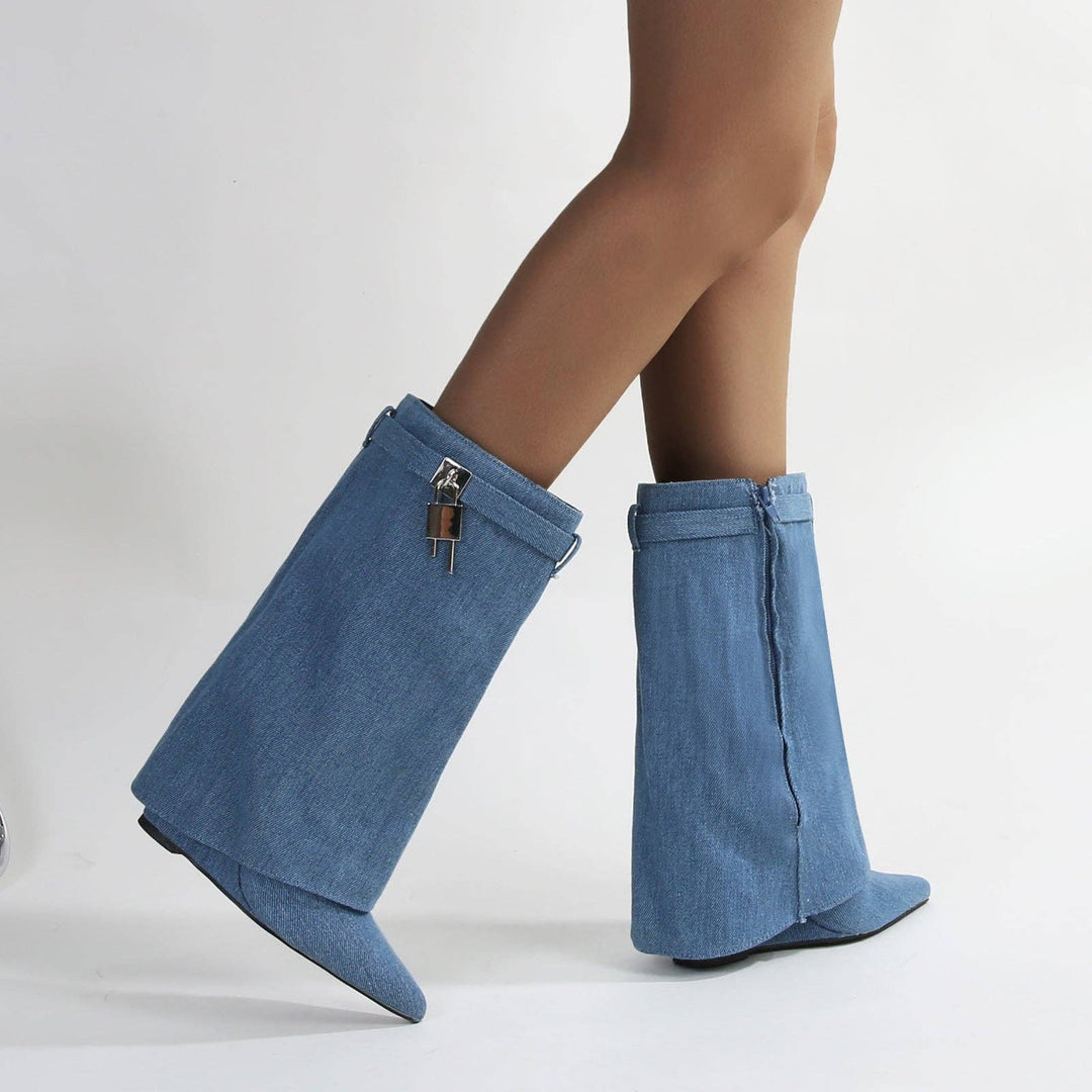 It-Girl Denim Boots