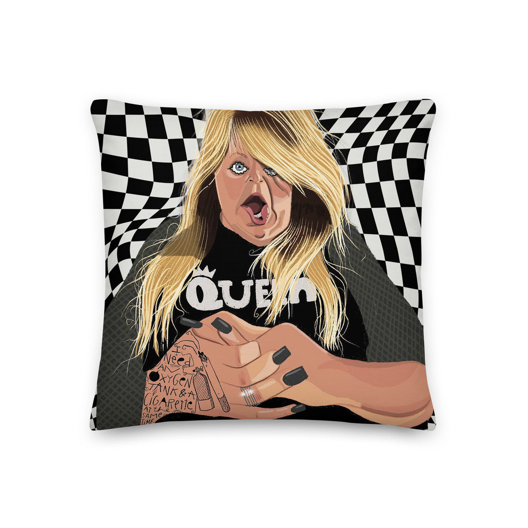 "Checker Queen" Reversible Premium Pillow - Queen of Melrose