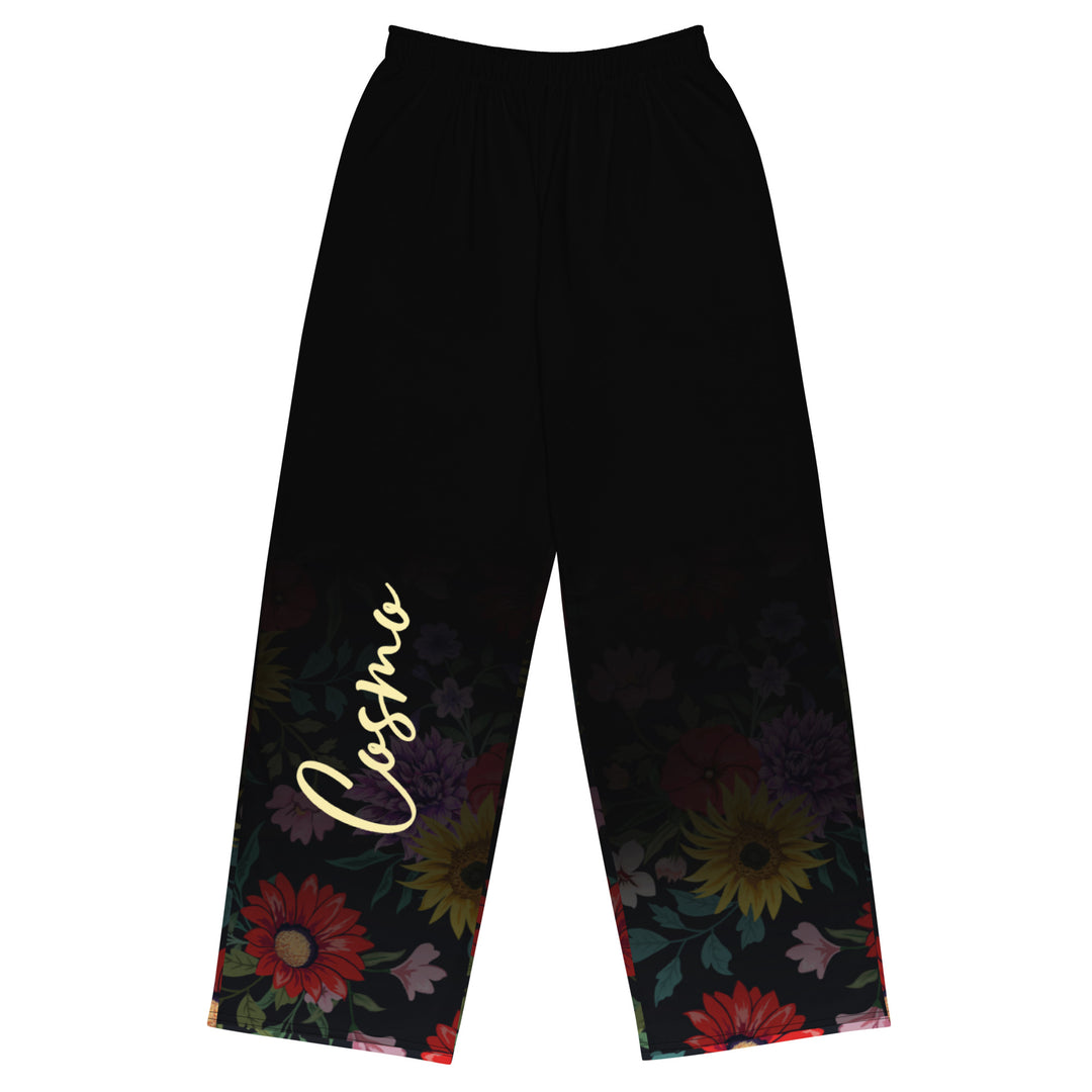 "Faded Florals Cosmo" Wide Leg Pants - Queen of Melrose
