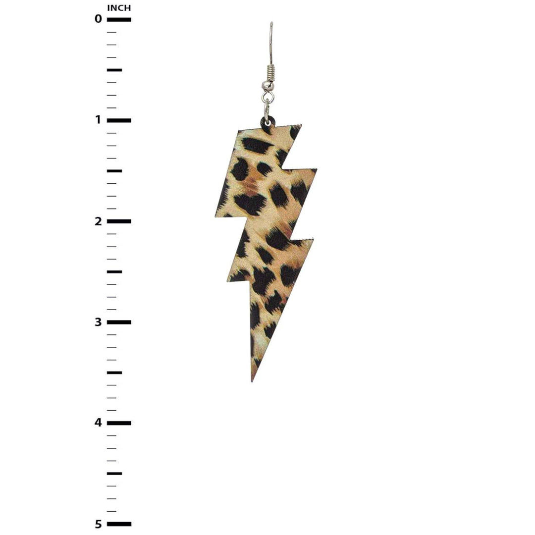 Leopard Lightning Earrings