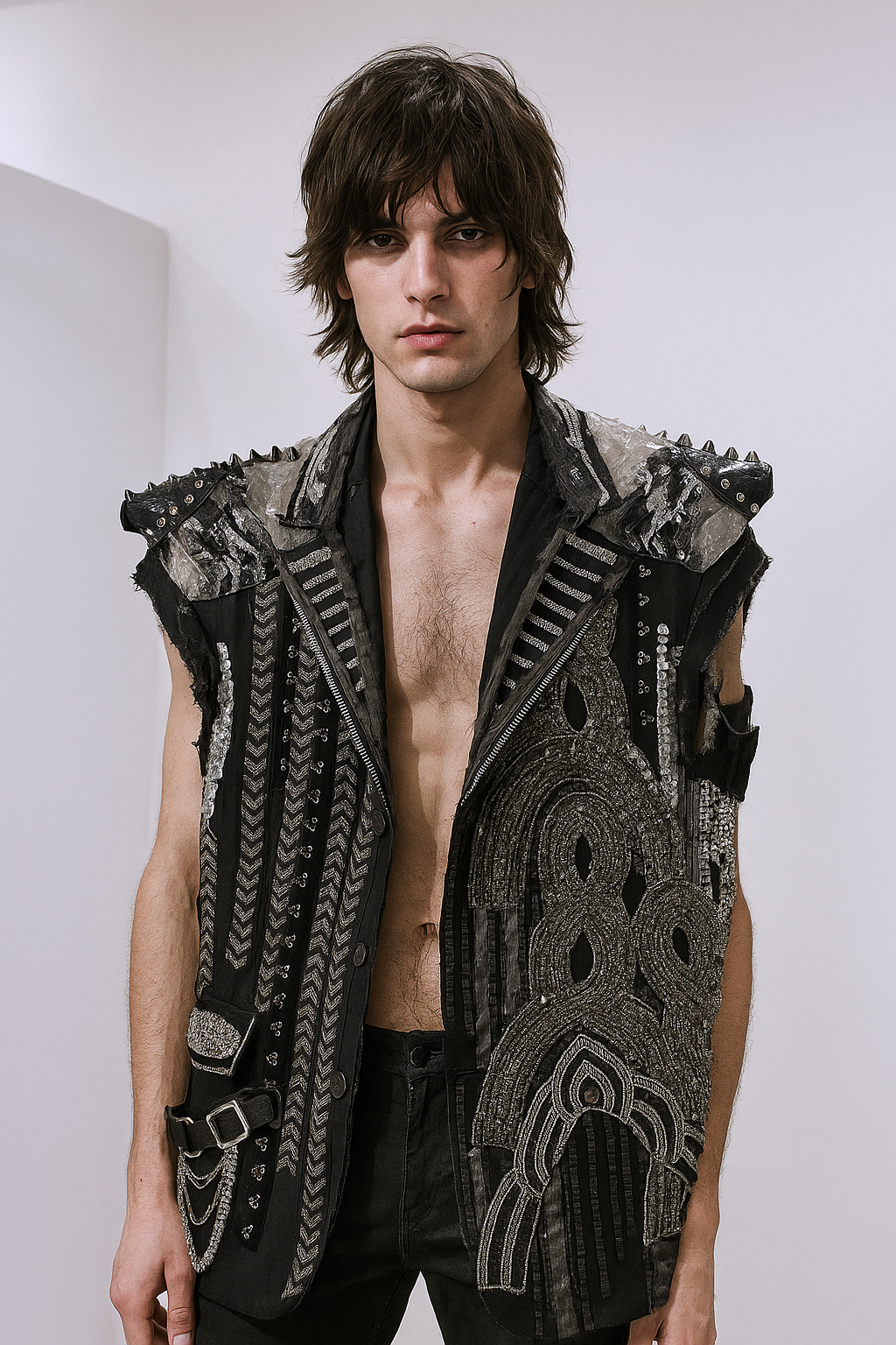 Glynneth B. Raw Edge Vest - Couture