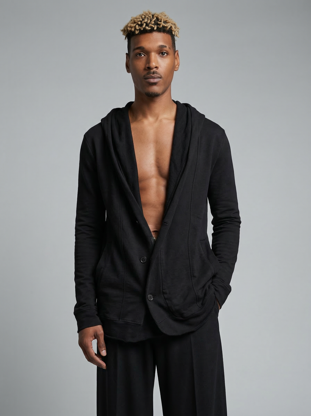 "McSire" Hooded Cardigan - Mens