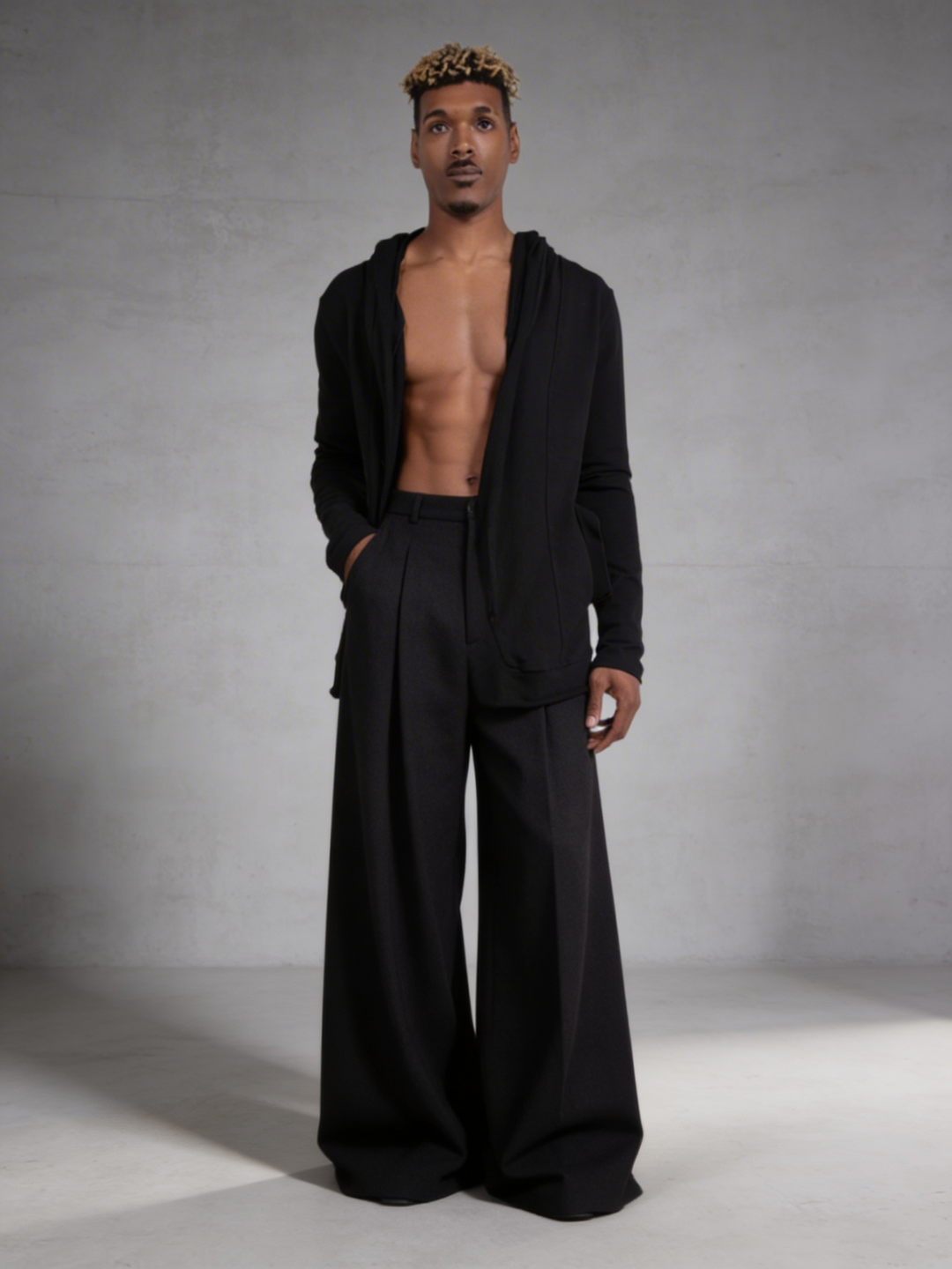 "McSire" Hooded Cardigan - Mens