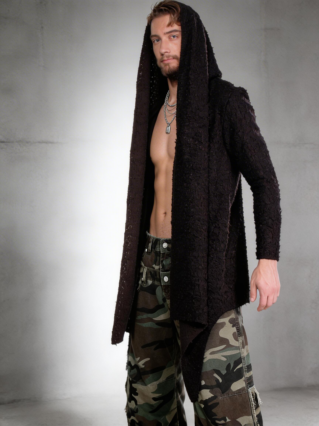 "Italian" Hooded Sweater - Mens