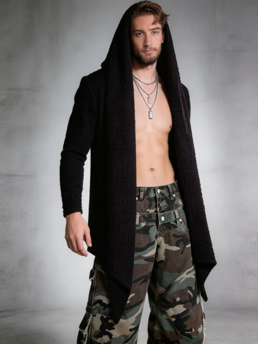 "Italian" Hooded Sweater - Mens