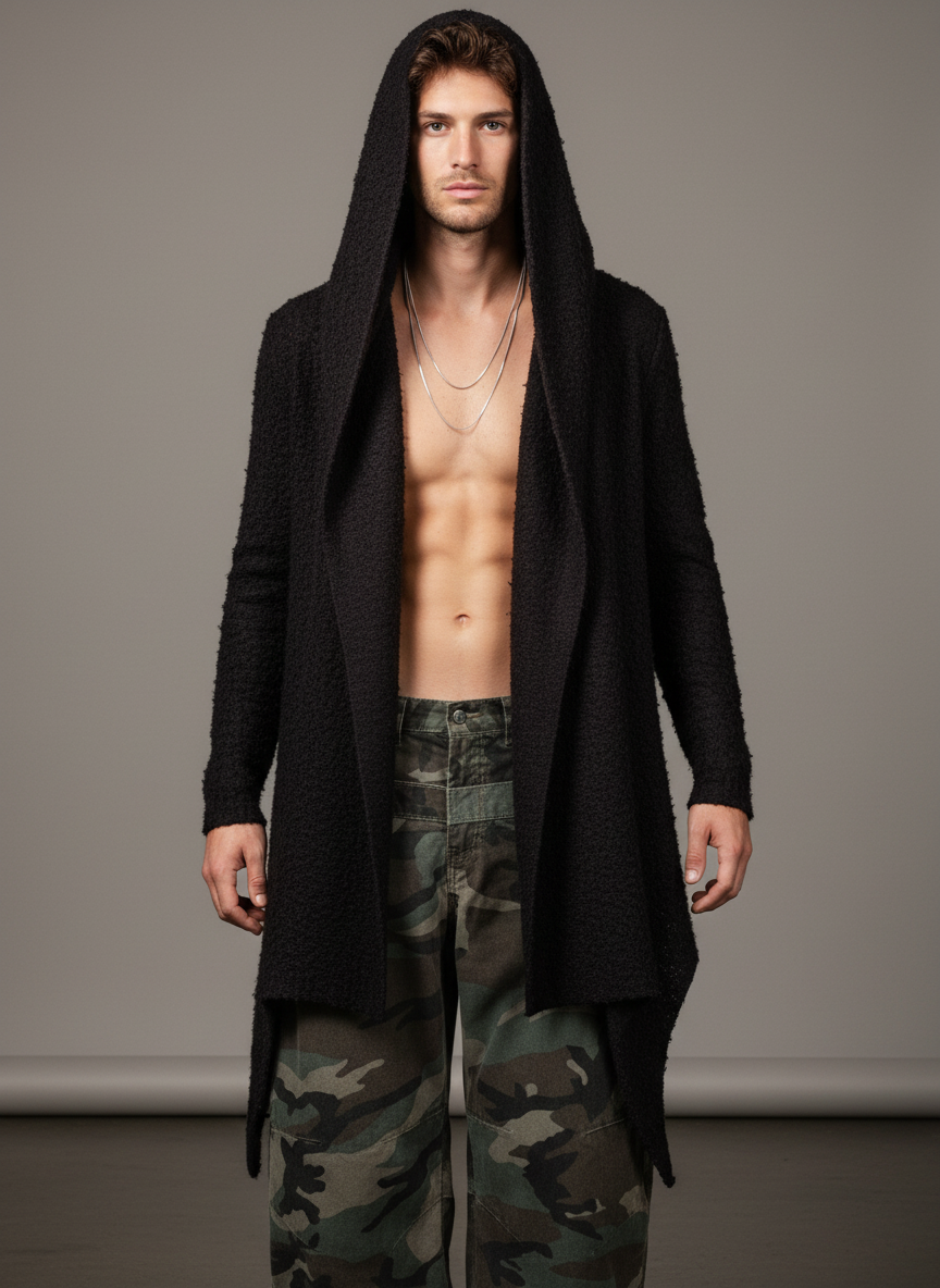 "Italian" Hooded Sweater - Mens