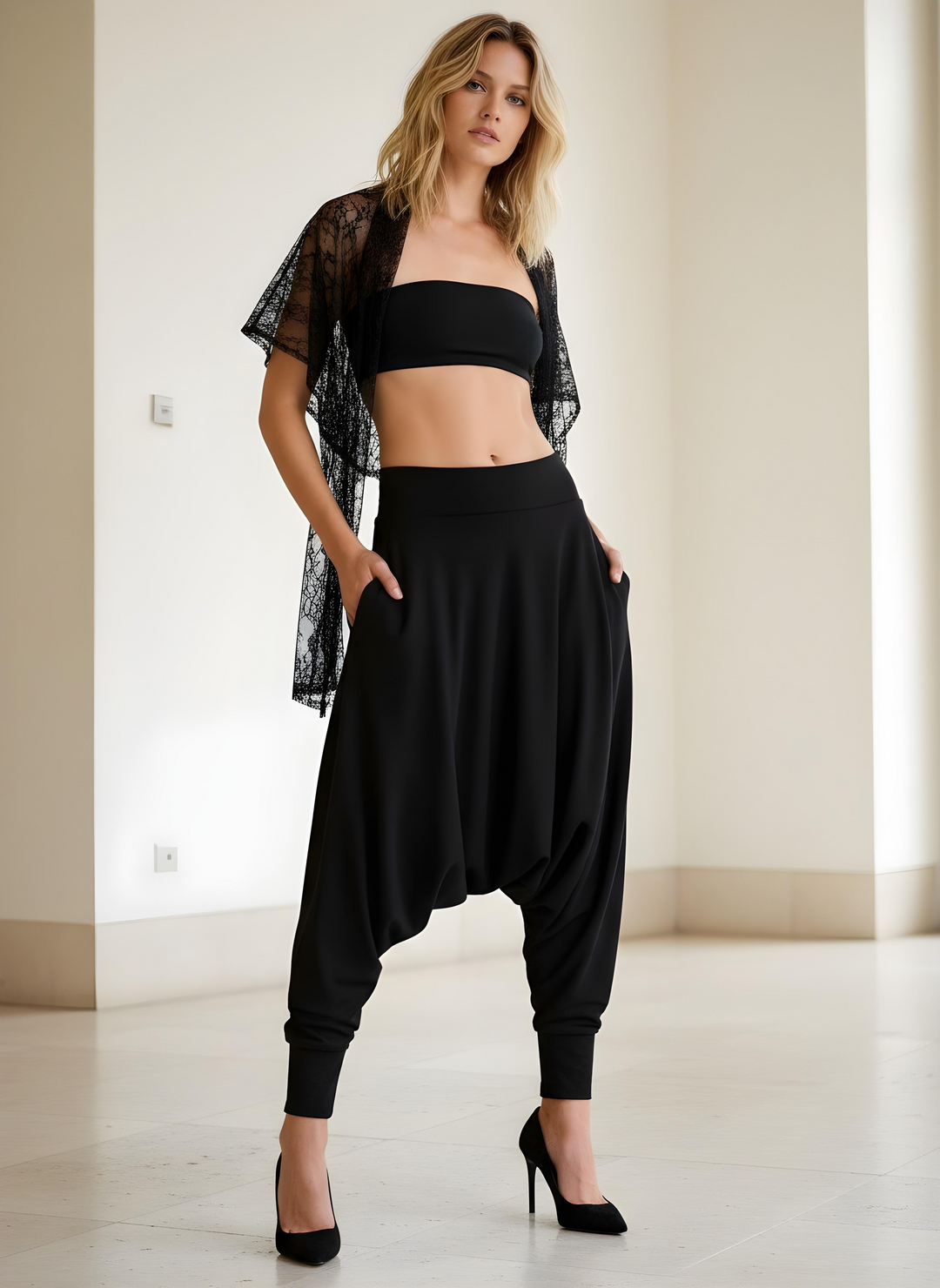 "Super Drop" Cotton Harem Pant - Unisex
