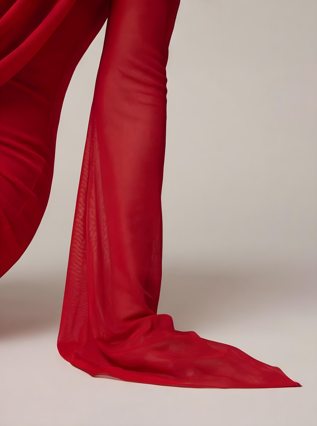 Deep Cowl Mesh Mini Dress