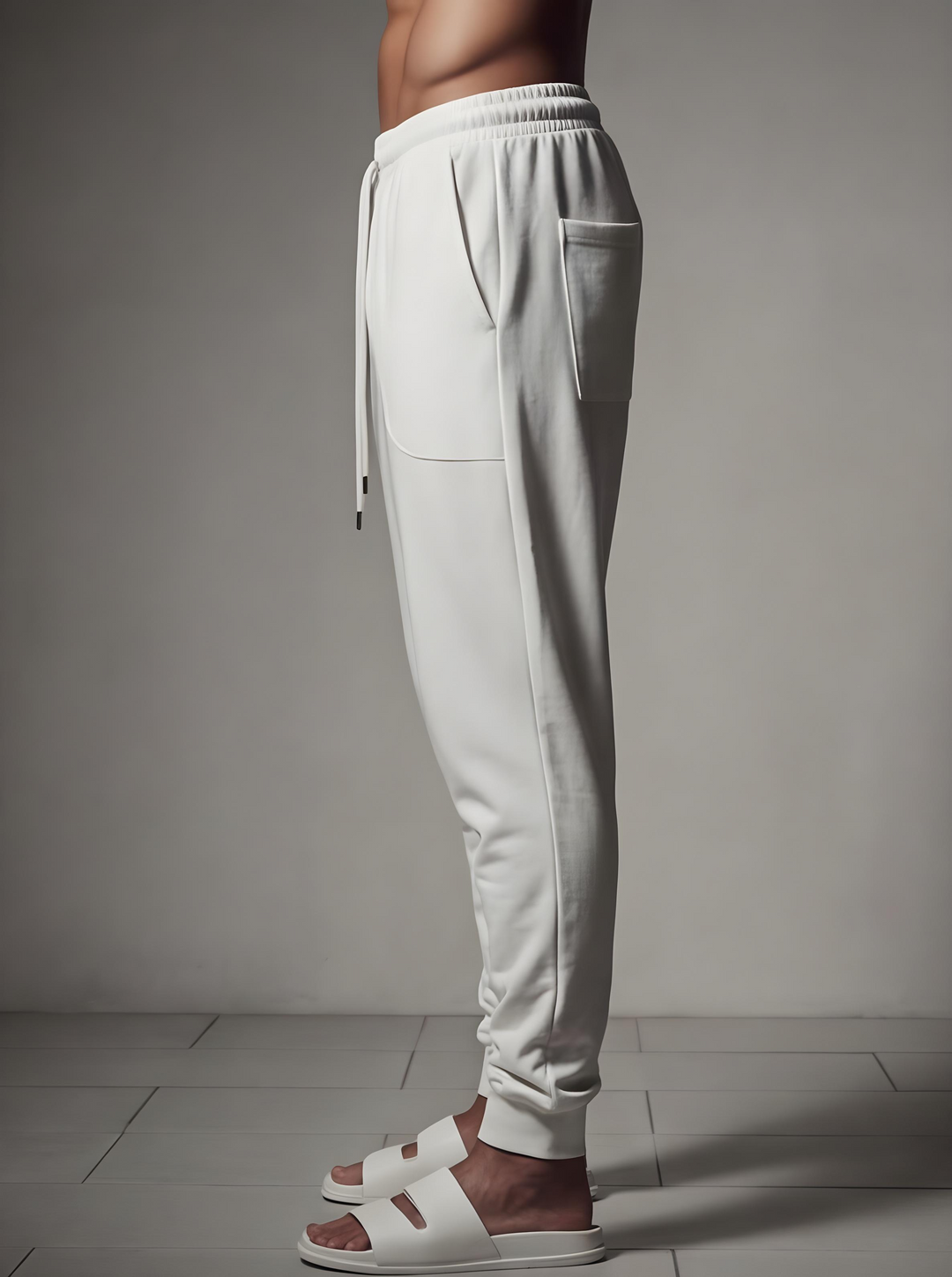 Fine Jersey Cotton Joggers - Mens