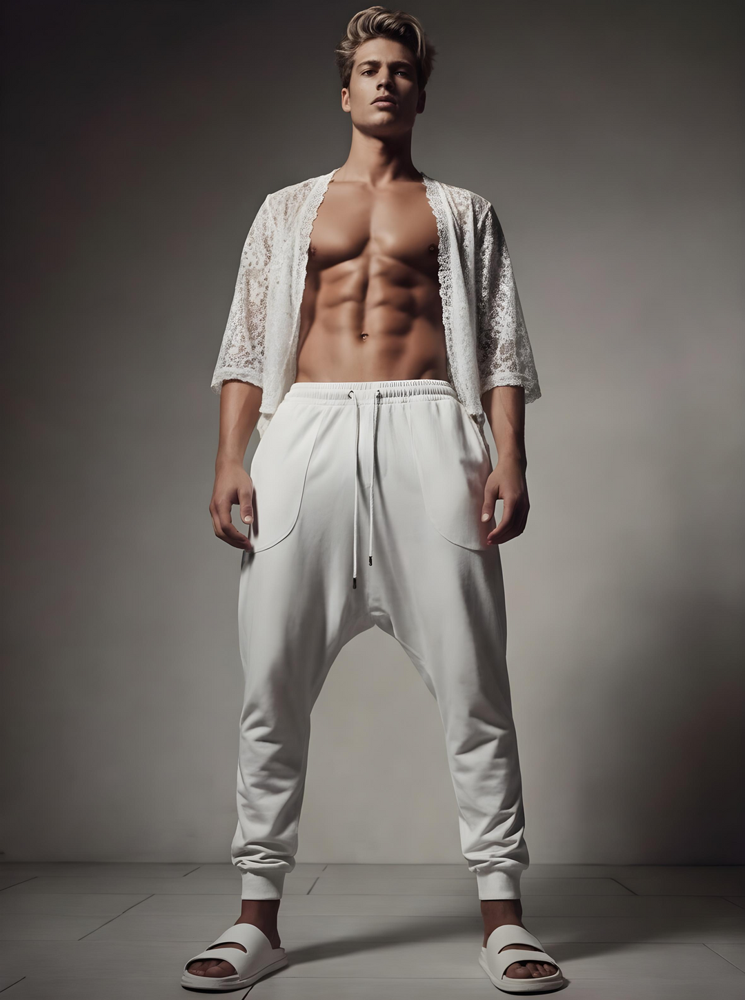 Fine Jersey Cotton Joggers - Mens