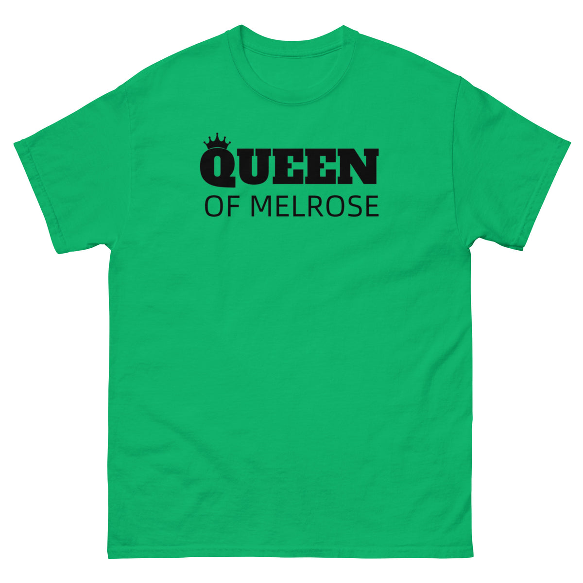 Black Logo Unisex Cotton T - Queen of Melrose