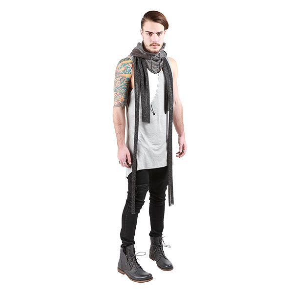 "ASSASSIN" HOODED SCARF - UNISEX - cosmos-glamsquad