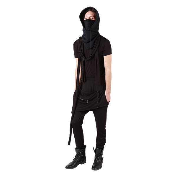 "ASSASSIN" HOODED SCARF - UNISEX - cosmos-glamsquad