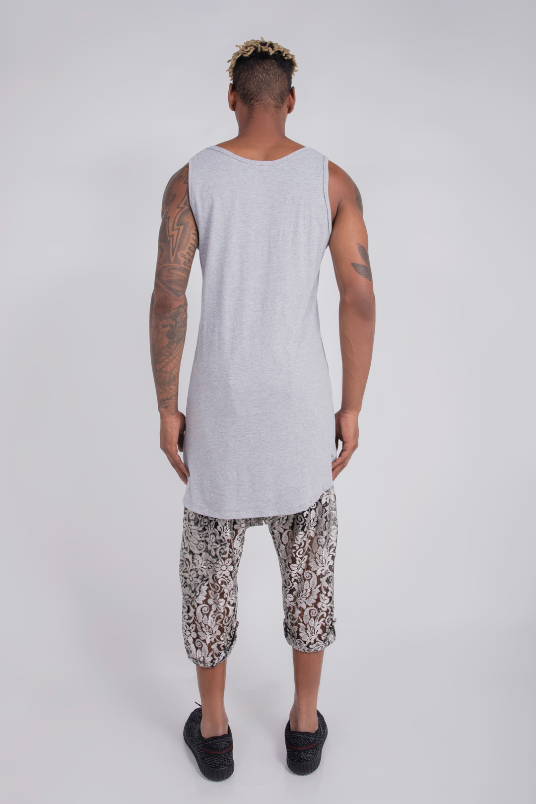 CD EXTENDED TANK TOP HEATHER GREY - MENS