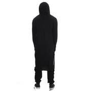 CD "GRACE" INFINITY HOODED LONG T BLACK - UNISEX - cosmos-glamsquad