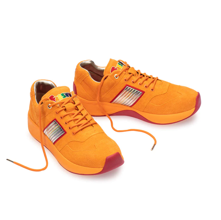 Freshy Brites "Orange" Sneakers - Shoe Whore